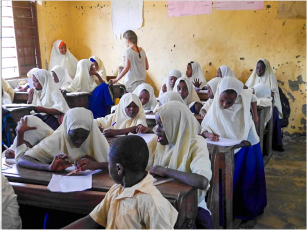Frivilligt arbejde Afrika - her er det undervisning i folkeskolen. Helt oplagt for dig der gerne vil bidrage med frivilligt arbejde i Afrika med børn