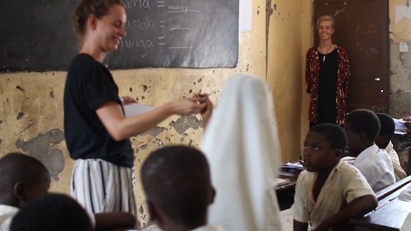 Frivilligt arbejde Afrika Zanzibar Højskolen Hands on Zanzibar engelsk undervisning